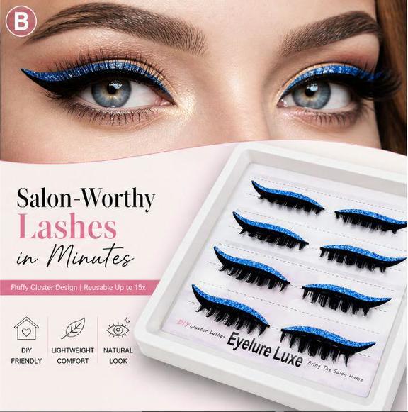 blue eyeshadow