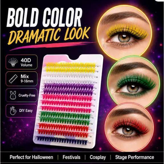 40D colourful hair